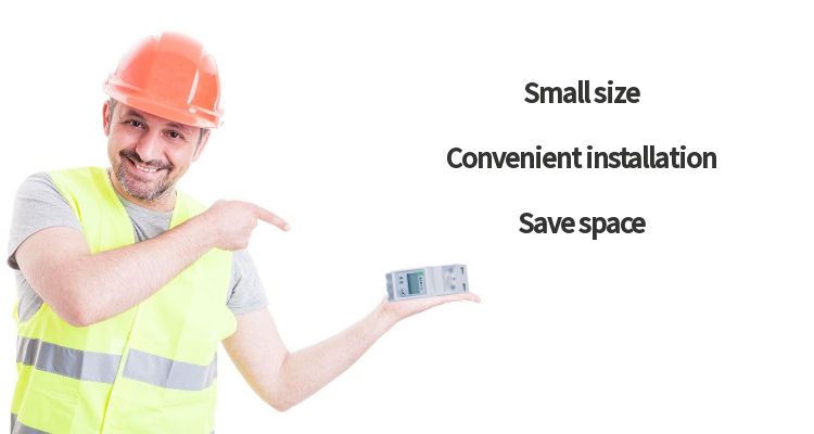 Smart WiFi 1 Phase Meter Din Rail Energy Monitor Single Phase Electronic Kwh Meter
