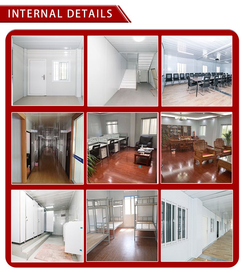 Container House 40ft Prefab Mobile Modern Luxury Hotel Housing For Apartment