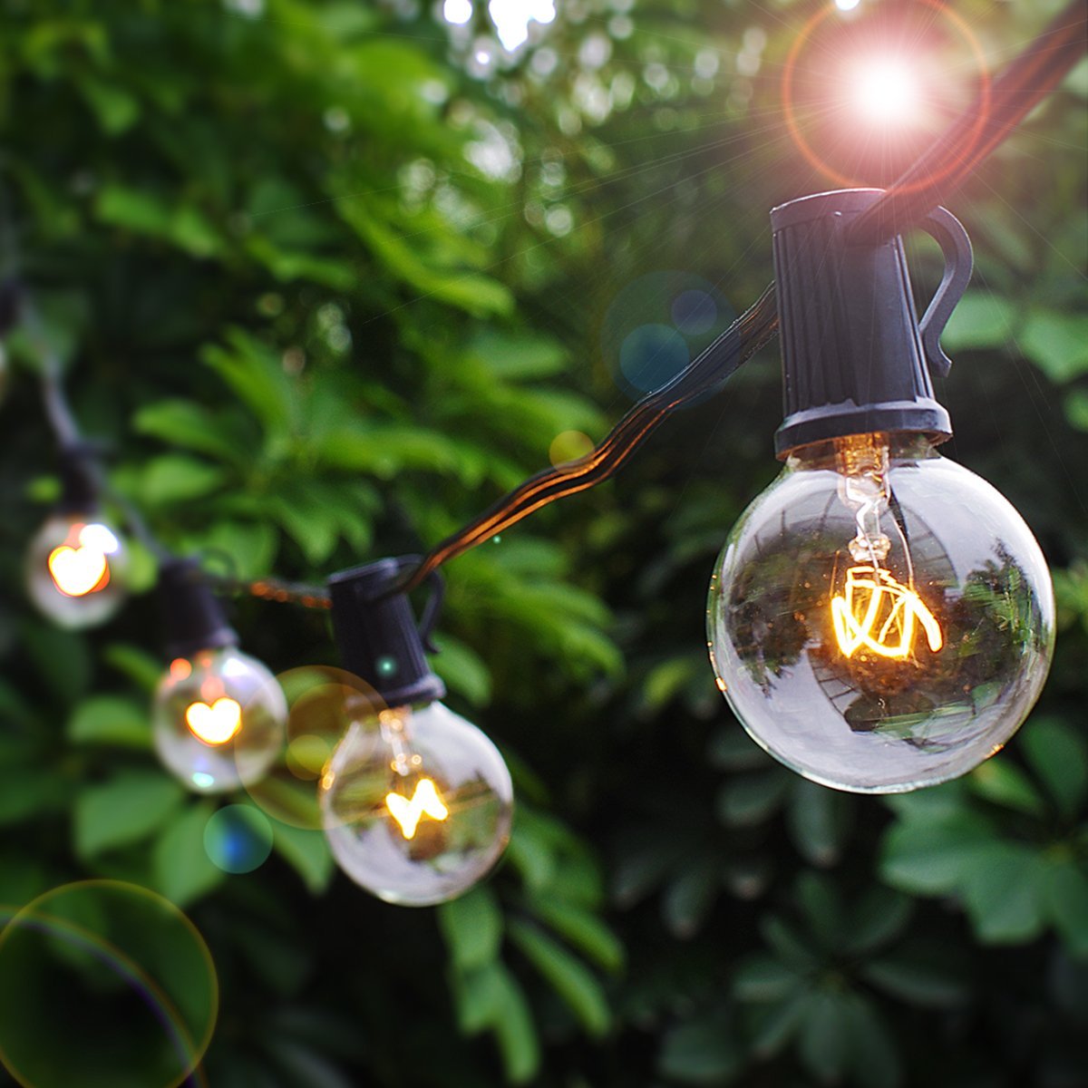 CE ROHS Certified LED Christmas Outdoor String Lights 50000 Hour Working Lifetime