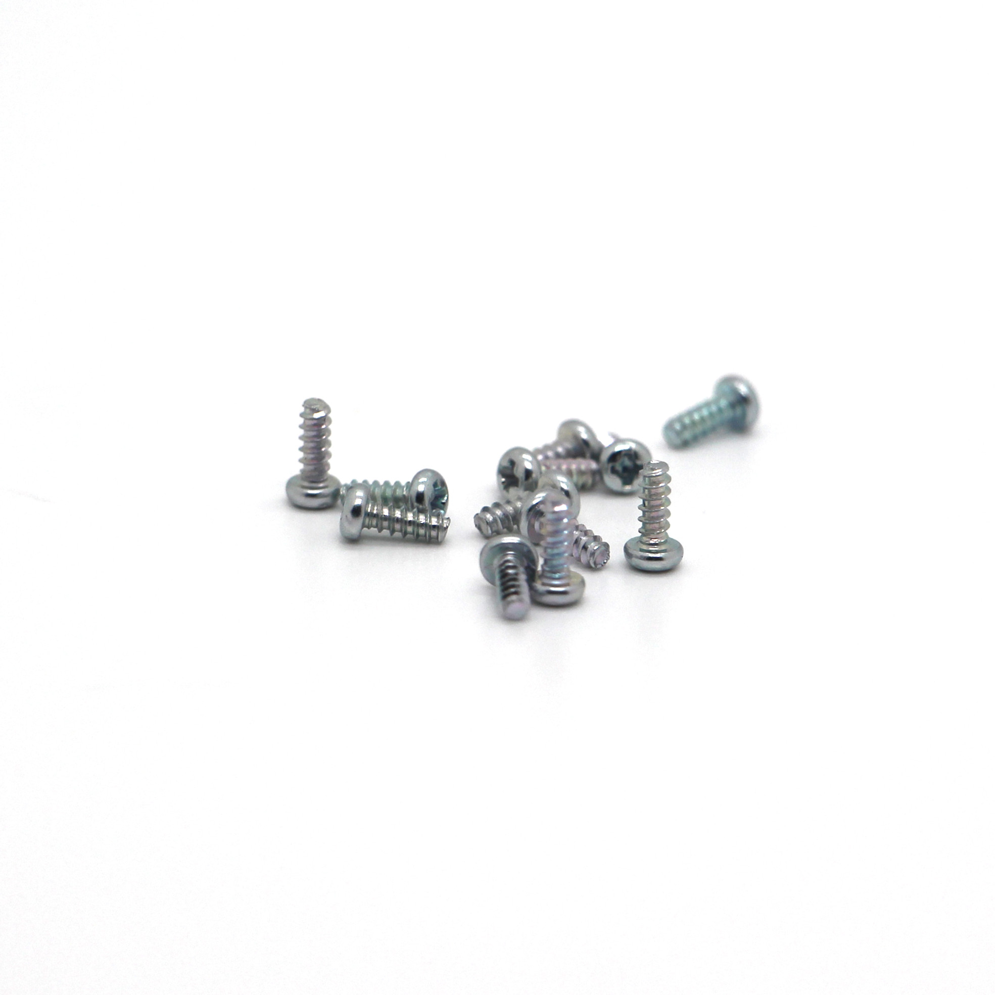 M0.5-M3 Nickel-Plated Micro Flat Head Phillips Precision Micro Screws for Audio Equipment