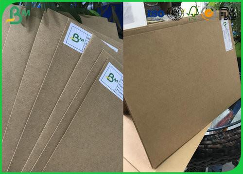 FSC Certified 250gsm - 850gsm High Grade Imported Paper Solid Board , Brown