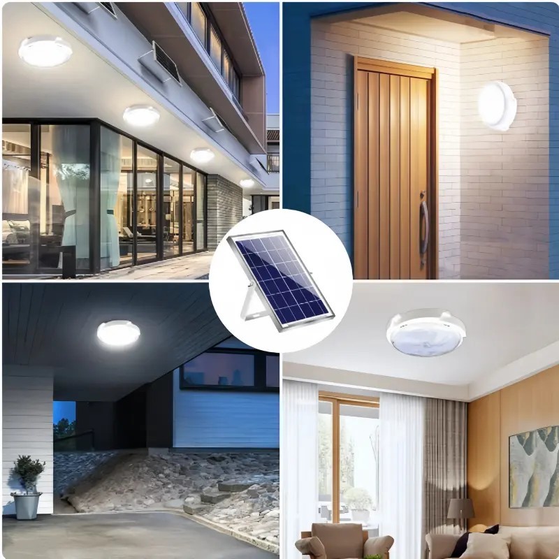 40W IP65 Waterproof LED Ceiling Light Cool White LED Solar System Ceiling Lamp For Garden