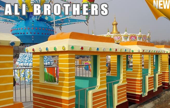 Outdoor Amusement Equipment Tourist Electric Train Games New Design Track And Trackless Train