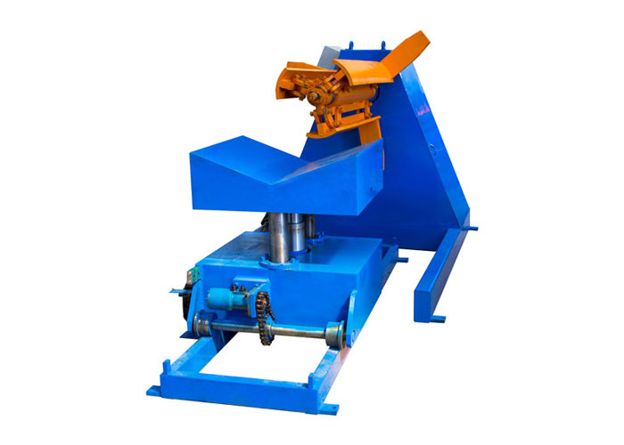 Automatic Hydraulic Decoiler Machine / Sheet Metal Decoiler With PLC Control System