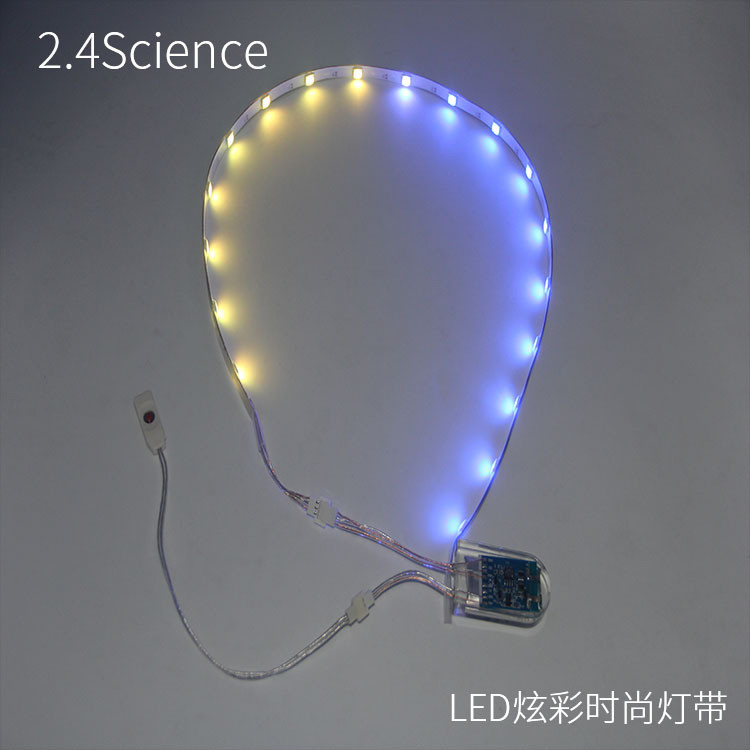 450mAh Small Battery Mini LED Light Strips For Shoes , Battery Led Strip Lights
