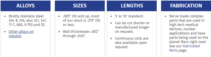 EN10305 1.4301, 1.4306, 1.4404, 1.4539 Capillary Tube , Seamless / Welded , Bright Surface