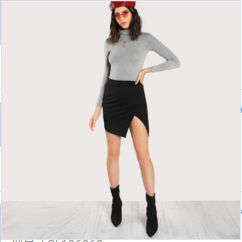 Summer Split Pencil Skirt for Lady