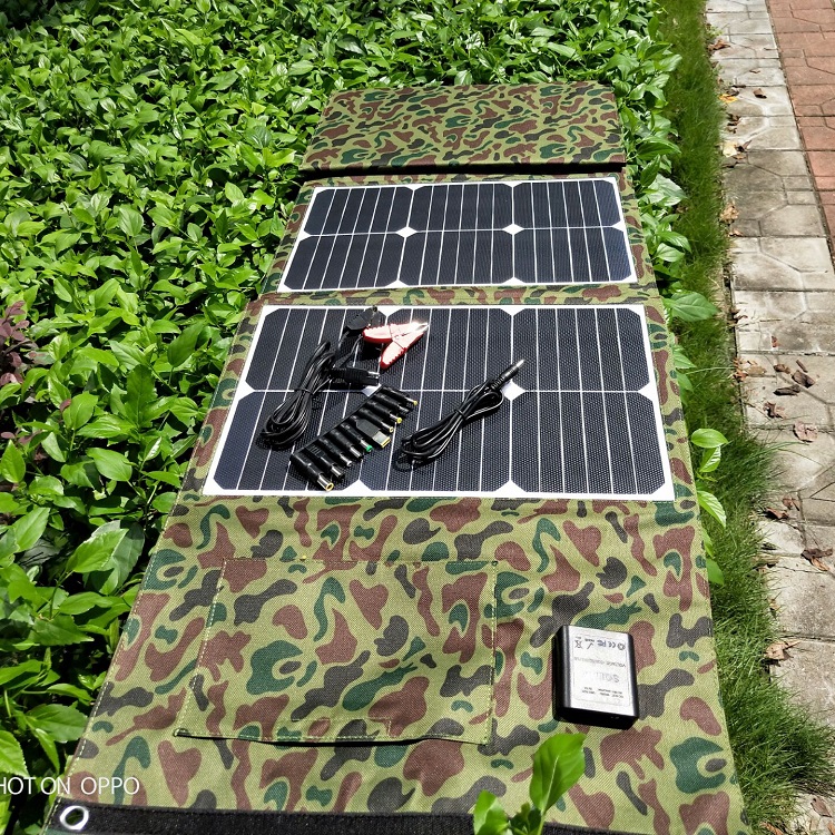 Portable Foldable Solar Panel 120w 100w Folding Solar Panel For Outdoor Hiking