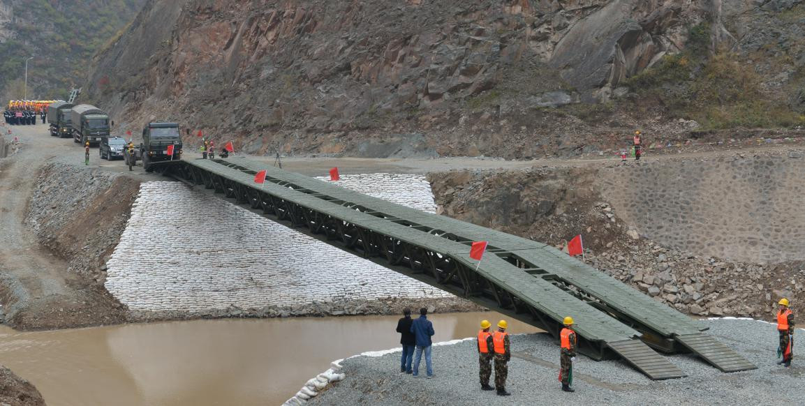 Bridge Width 4m China Harzone Mechanized Bridge 51m Fast Bridge