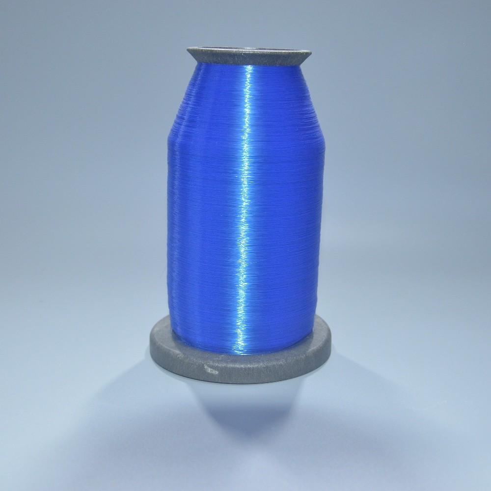 120D 0.12mm Polyamide Yarn Blue Color Invisible Embroidery Thread