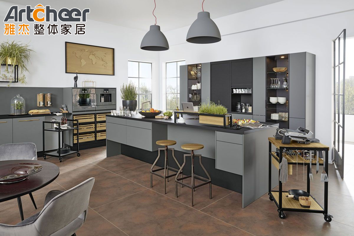 Modern Stylish Outdoor Metal Stainless Steel Kitchen Cabinets for BBQ Backyard Kitchen