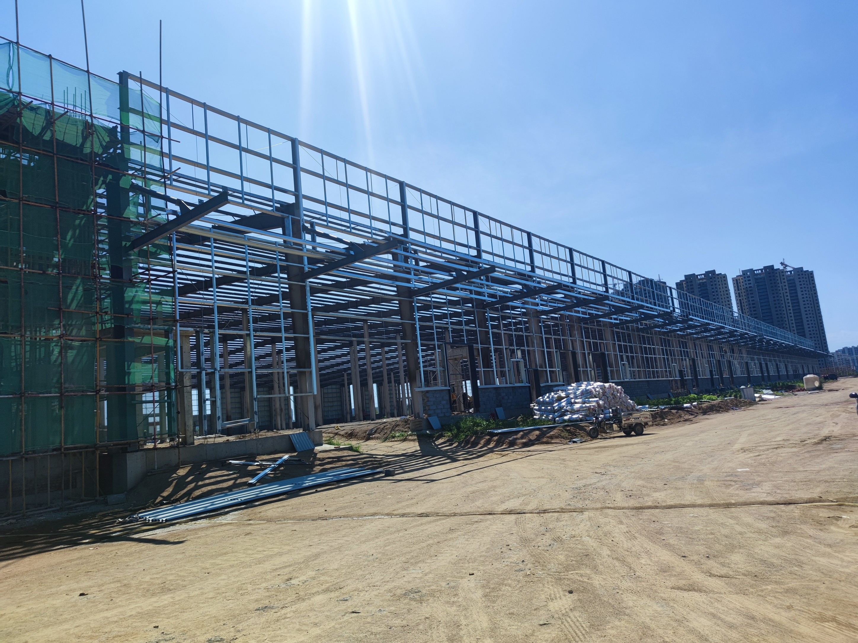 Long Span Durable Prefabricated Steel Structure Building Construction Supply