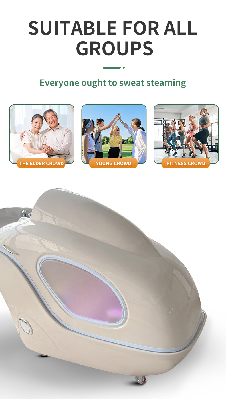 Waterproof Ozone Therapy Capsule Herbal Steam Bath Spa Treatment