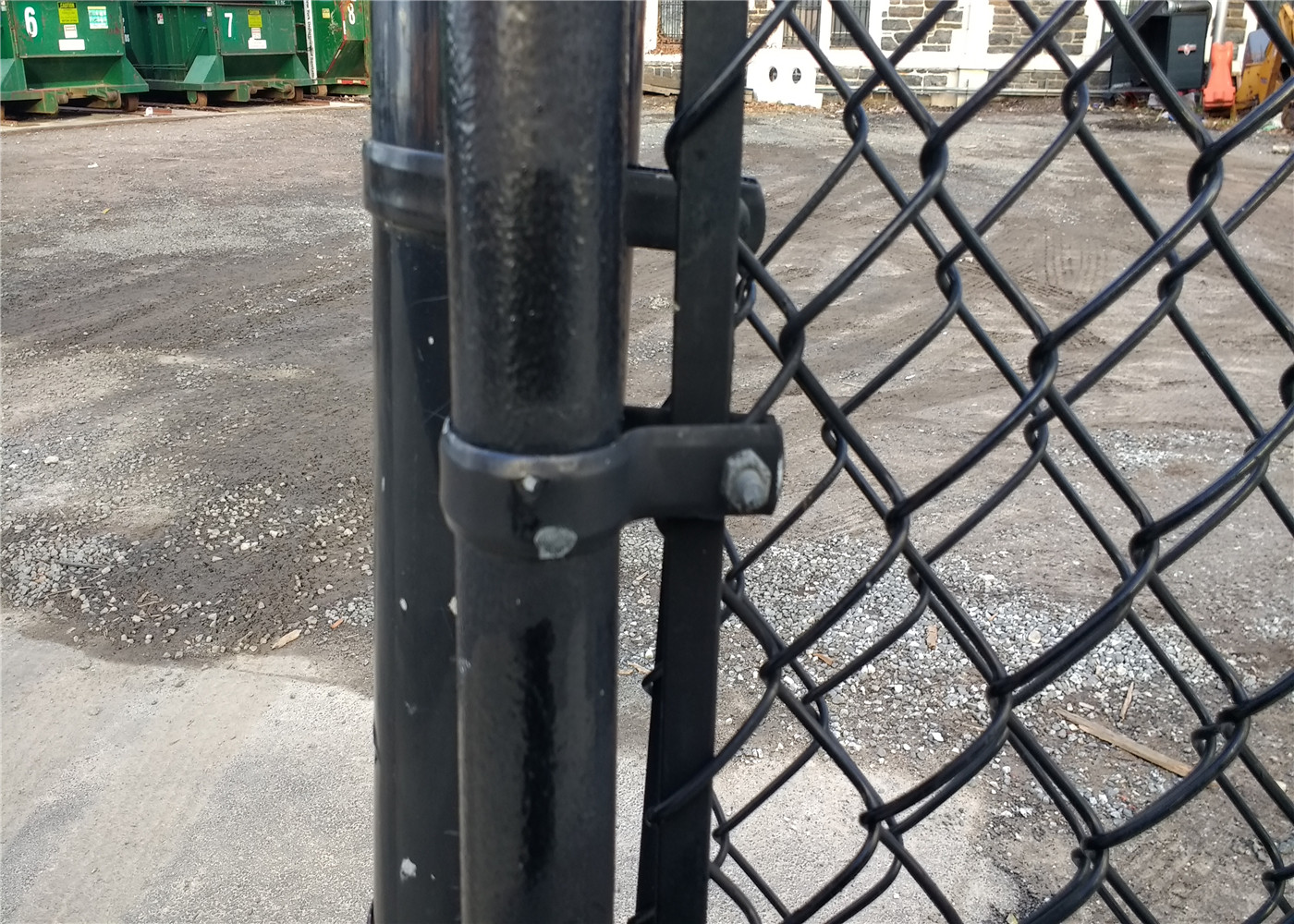 Industrial Commercial chain link fabric 2'x2' aperture x 6Ga/4.88mm diameter 36" Height