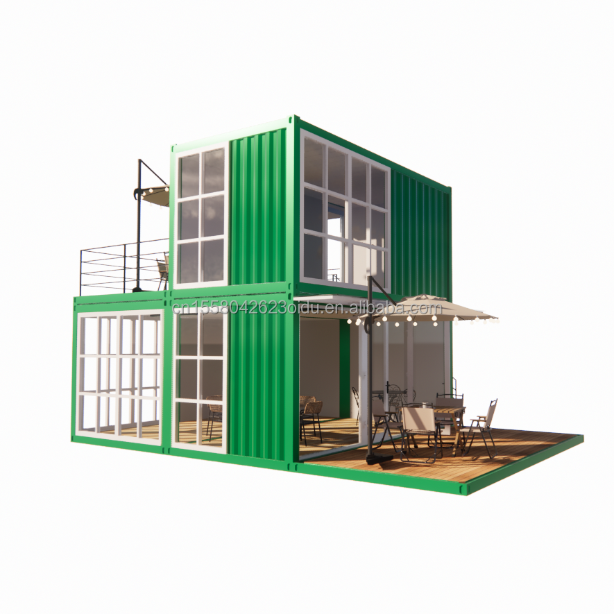 Fully Furnished Container Housing Customized Color 20 ft Sea Freight Container for Hotel and Supermarket Needs Only