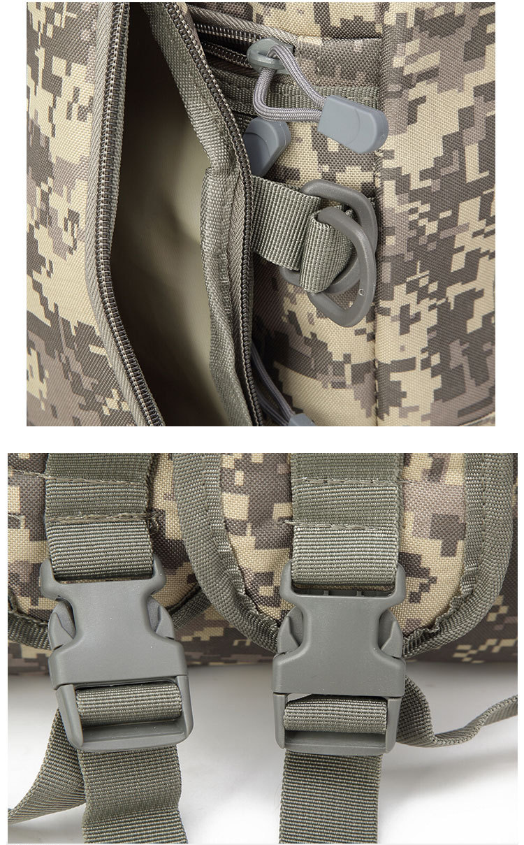 Outdoor Travel Special Shoulder Large Capacity Backpack for Hiking and Biking in Khaki