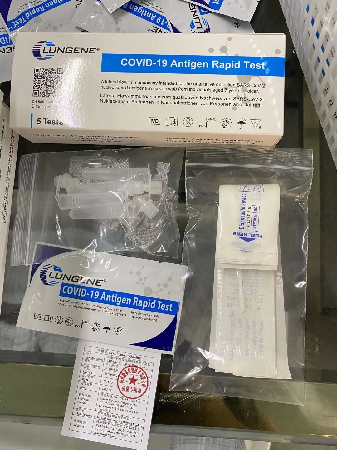 15 Minutes Coronavirus Test Kit Immunochromatography IgG IgM Combo Rapid Test Kit