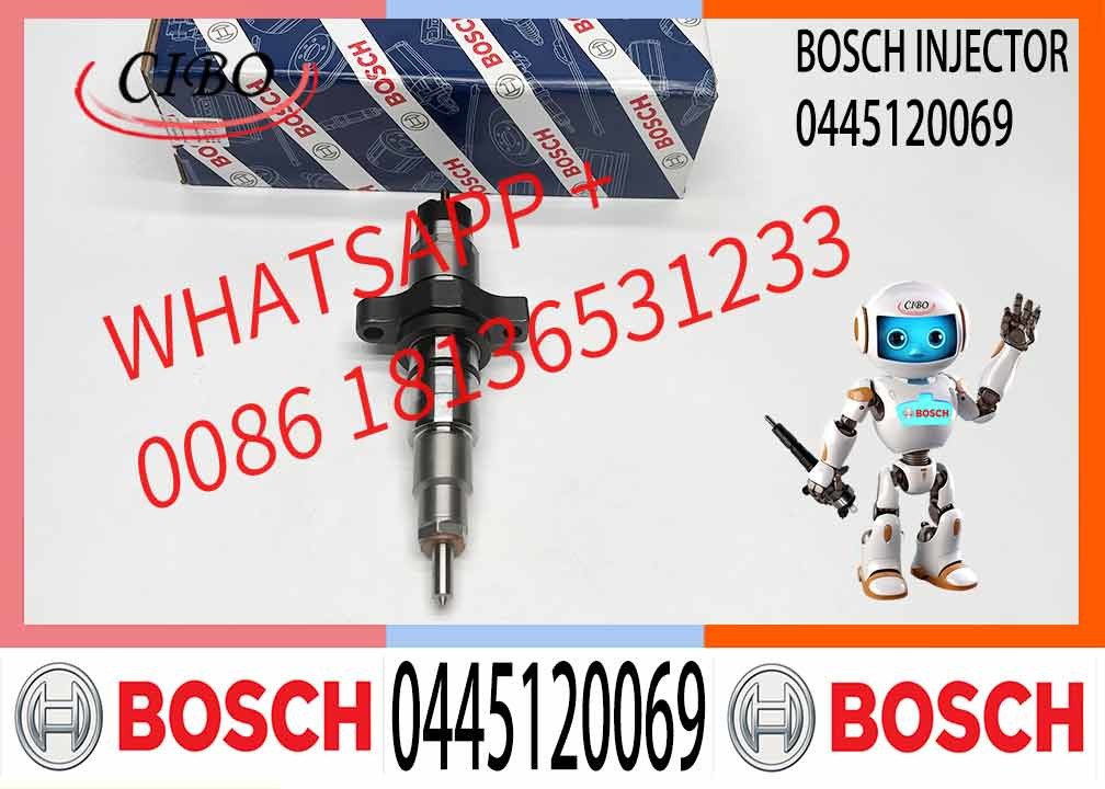 Diesel Common Rail Fuel Injector Nozzle 0445120069 For Engine 3976646/4930440/5254684