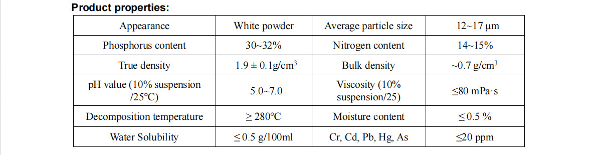HF-P2000 High-Polymerization Crystalline Type II Ammonium Polyphosphate Flame Retardant