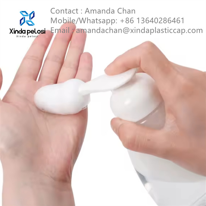 Plastic Press Foam Pump Hand Wash Lotion Body Wash Foam Pump For Bottle