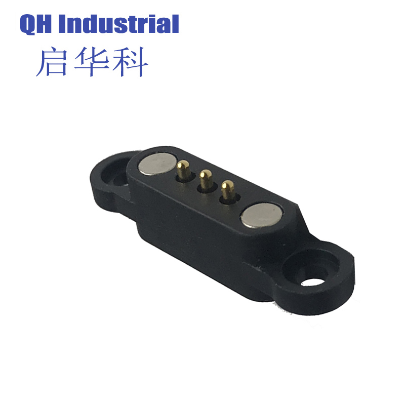 3Pin Waterproof Adapter Connector magnetic pogo pin Peru Smartphone 4pin pogo pin magnetic connector