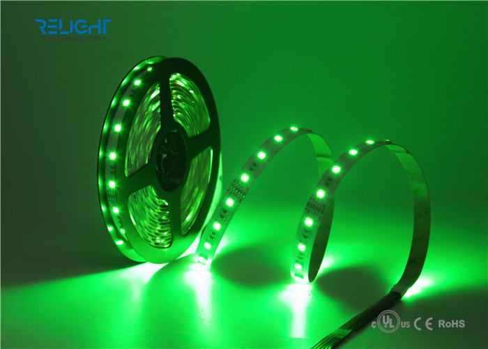 IP20 Addressable 12V Ws2818B 5050 RGB LED Strip 120 Degree Viewing Angle