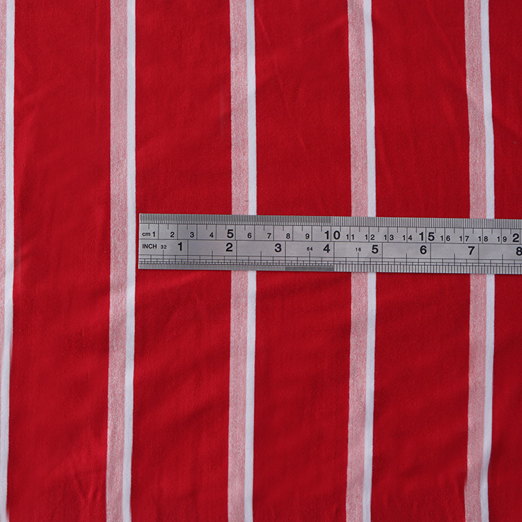 Plain And Breathable Lycra Polo Shirt Cotton Fabric Striped Pattern