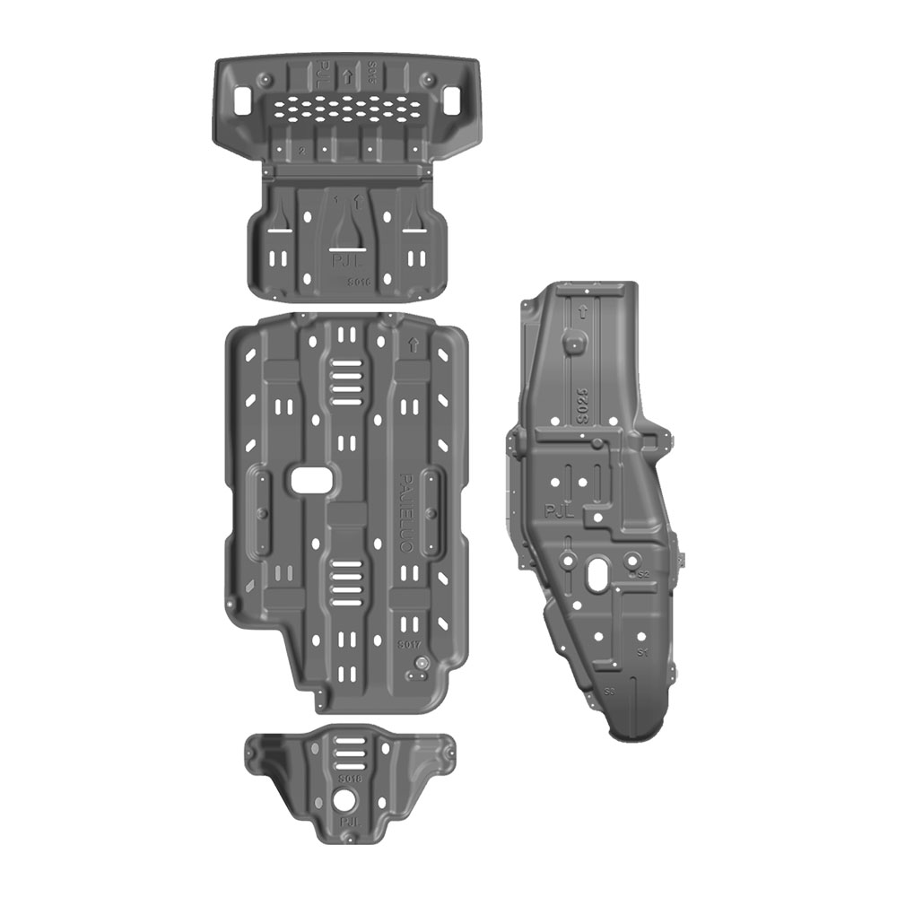 5mm Car Underbody Rust Protection For Mitsubishi Pajero Aluminum Gearbox Guard