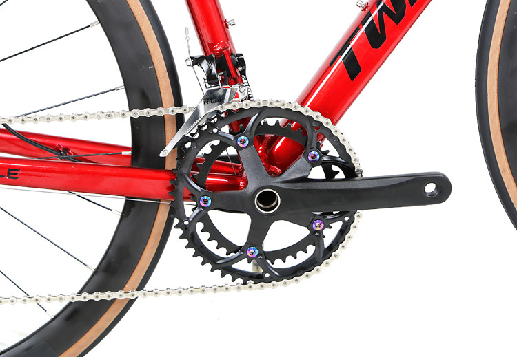 Aluminium AL7005 22 Speed Road Bike 700C With SRAM RIVAL Disc Brake