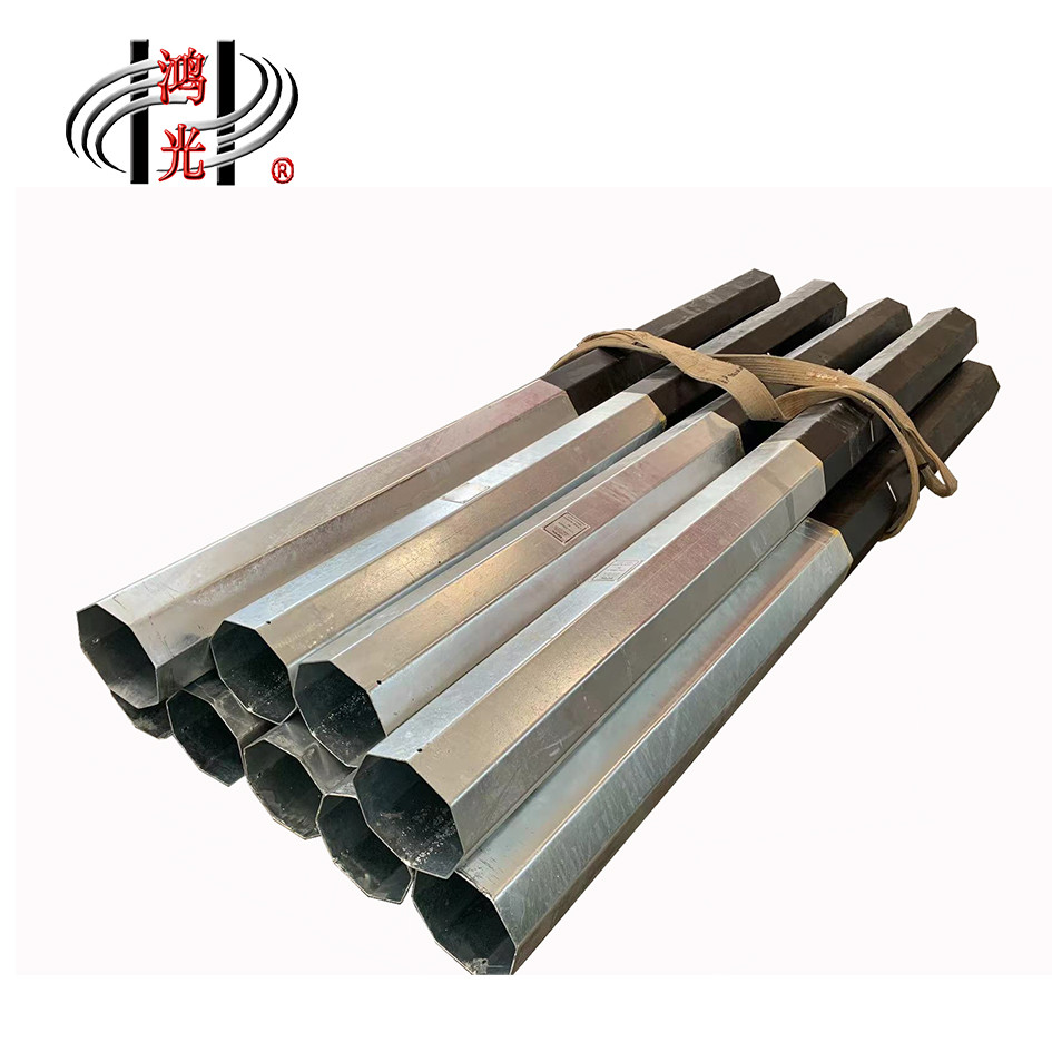 Q235/Q345 Galvanized Electrical Steel Pole For Power Transmission And Distribution Line