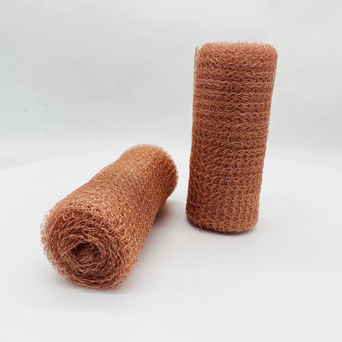 Waterproof Knitted Copper Mesh Low Temperature Resistant