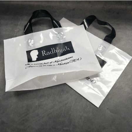 Trending Products Customized Logo Print PE Plastic Shopping Bag With Logo