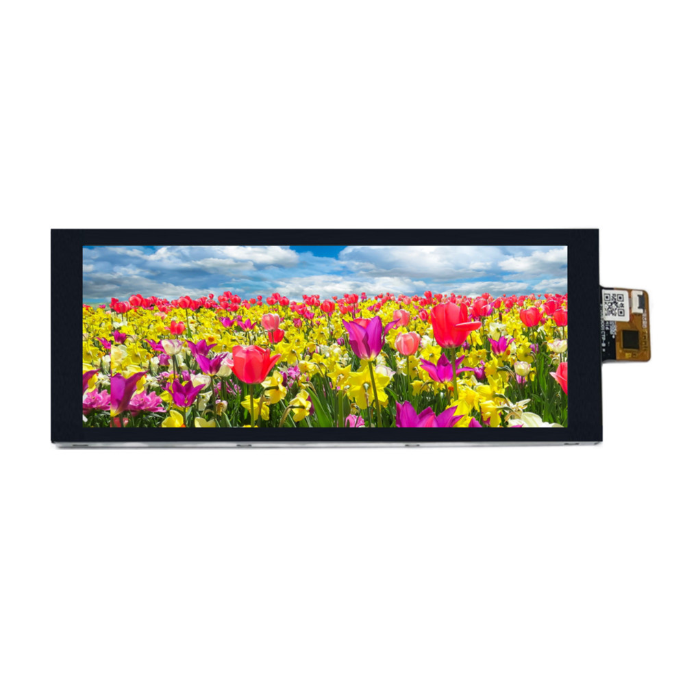 High Brightness 800nits 6.86-Inch IPS TFT LCD Display 1280*480 Dots MIPI Interface With CTP