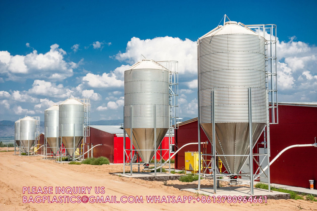 2.5tons To 12tons Breeding Tower Large Capacity Poultry Pig House Feed Storage Tower FRP Silo