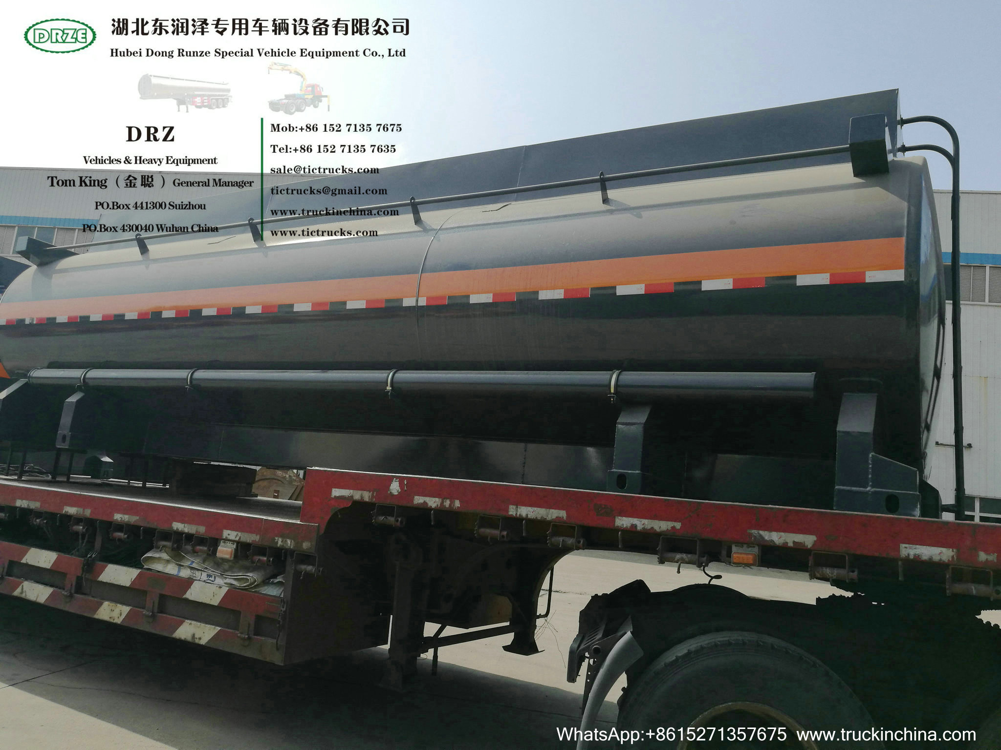 Chemical Acid Tank Body Chemical Liquid Tanker Body with Container Locks Trailer Road Transport WhsApp:+8615271357675