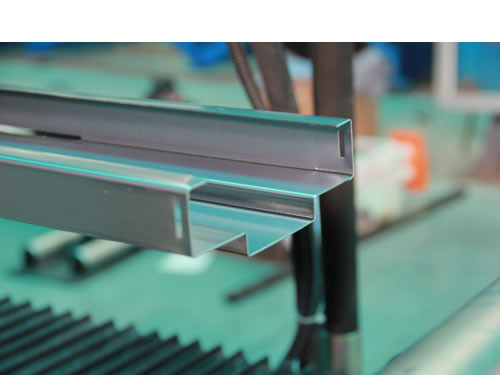 Custom Steel Door Frame Roll Forming Machine With PLC Control System