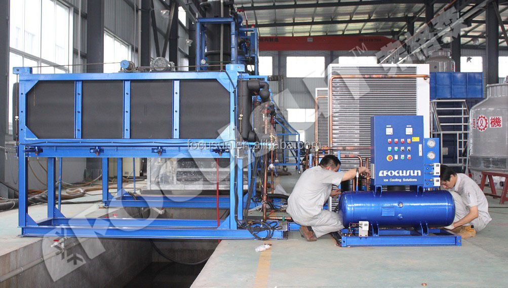 2T/D PLC Touch Screen Bar Ice Machine with Video Outgoing-Inspection and Performance