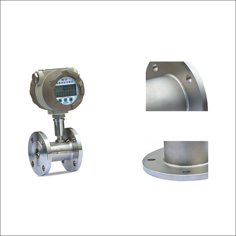 Lpg olive oil turbine flowmeter for liquid measurement