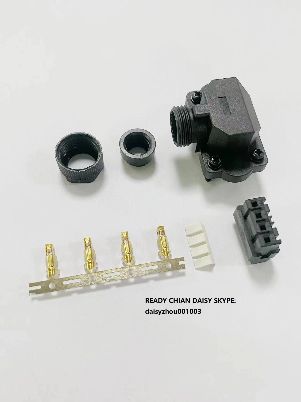 4pin Connector AC Brushless Servo Motor With High Insulation Resistance