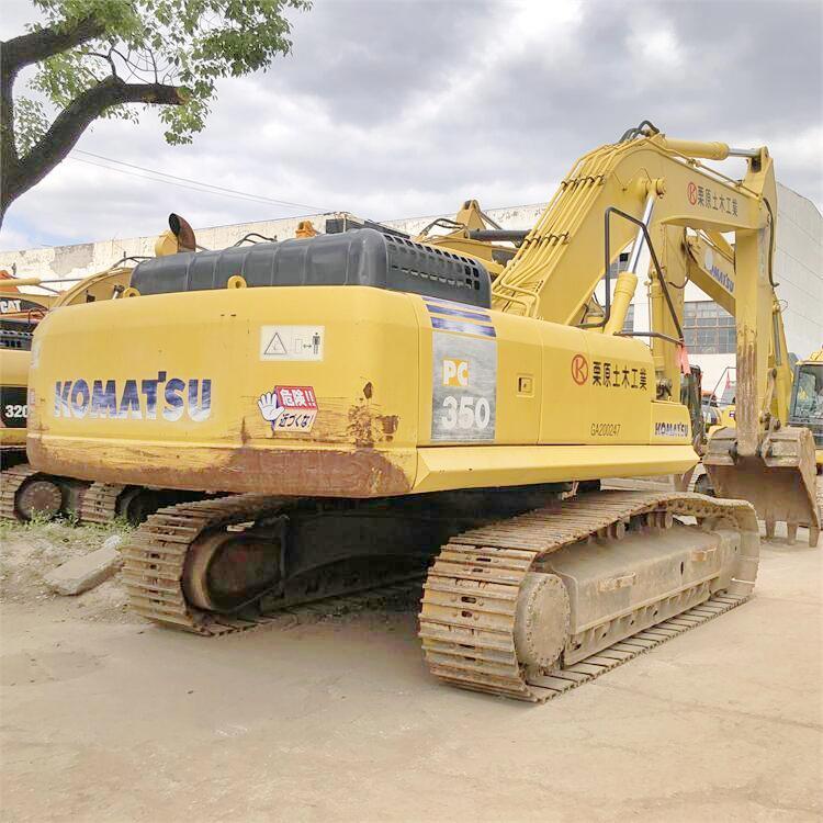 Used Komatsu Excavator PC350 Crawler 35 Ton Japan Original Earth-Moving Machinery