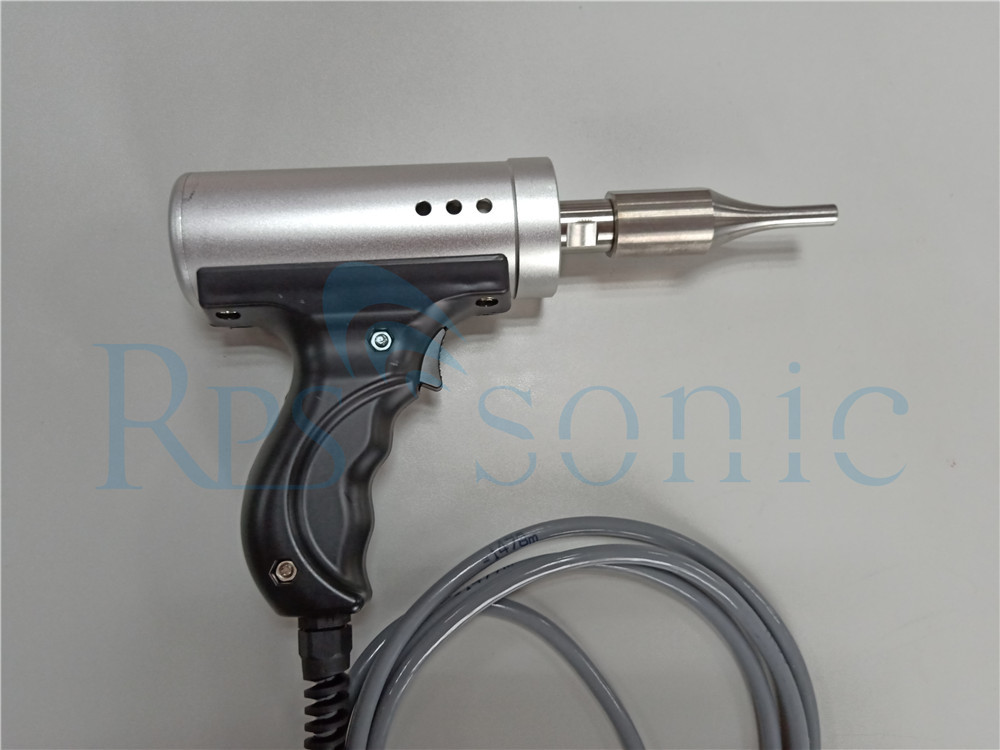 Portable Ultrasonic Welding Gun With Customized Square Horn 35khz