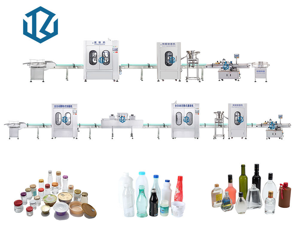 Vial Vodka Wine Alcohol Rinsing Capping Bottle Filling Line