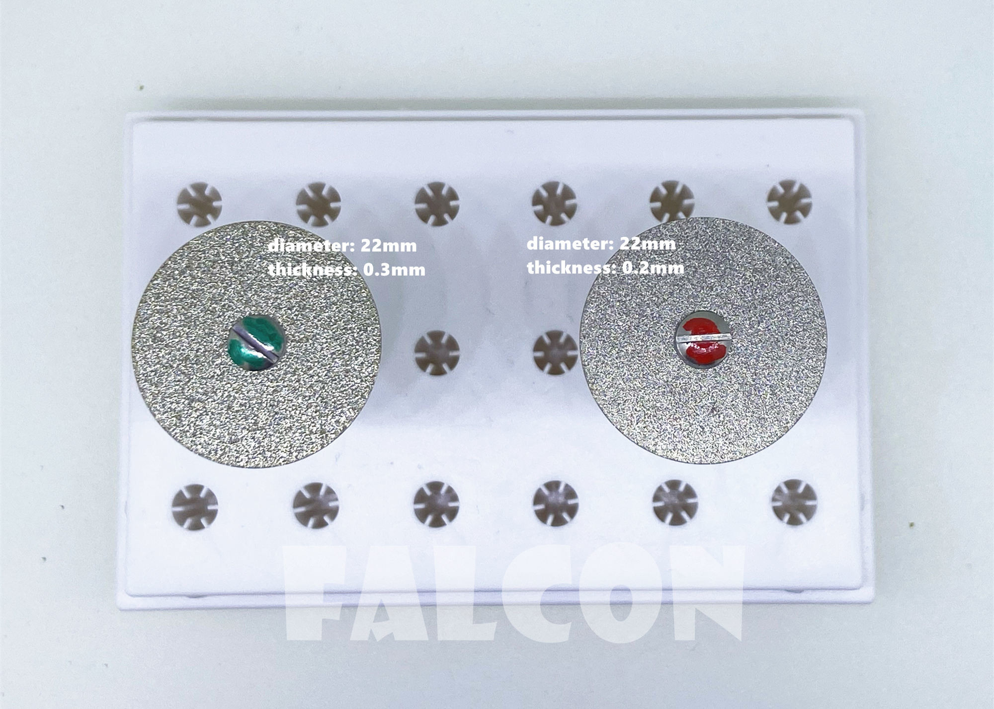Full Diamond Cutting Disk Sintered Flexible Stainless Steel Cutting Disc 22mm