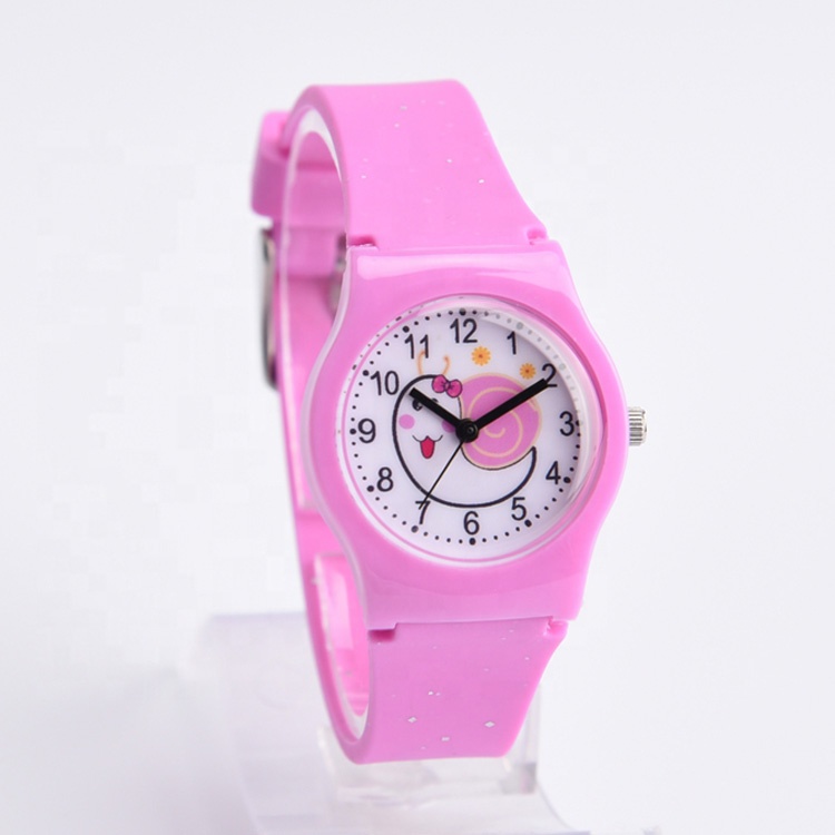 Mini Flexible Silicone Rubber Wristband Watch With Slap Strap DWG-R0117
