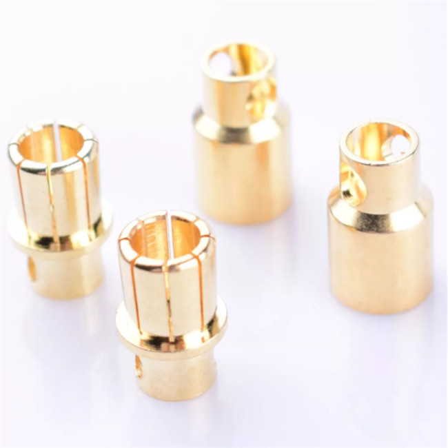 8MM Lipo Battery Banana Plug Connectors Soldering For RC ESC Motors