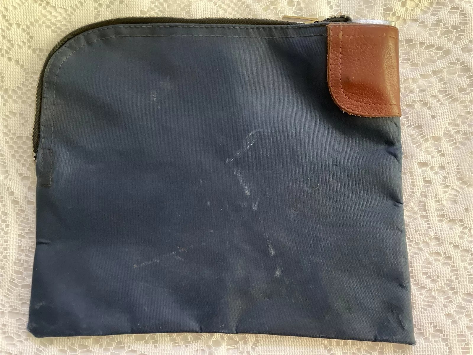 VINTAGE BANK OF AMERICA MONEY BAG LOCK BAG ID BAG BILL BAG COIN BAG BANK LOCK BAG