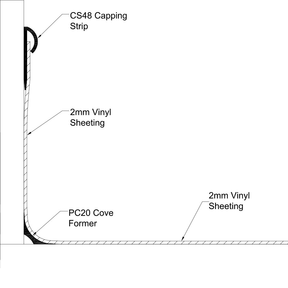 PVC Edge Strip Vinyl Carpet Capping and coving End Profile Flooring Accessories