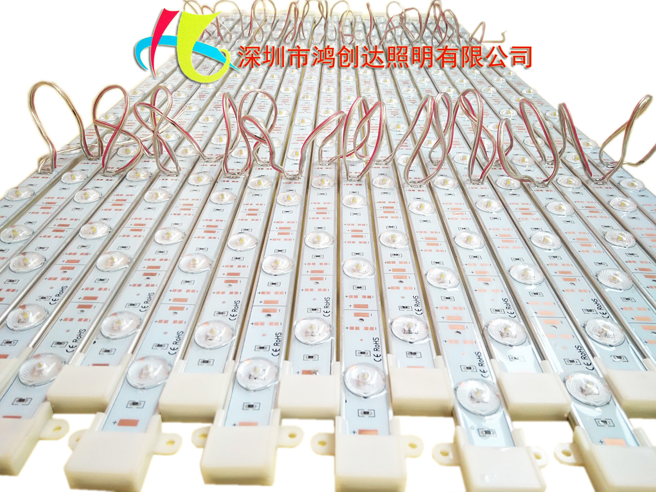 High Brightness Aluminum LED Strip Light Lens 12W 12V Rigid LED Strip Light