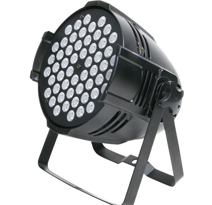 Aluminum Plywood 54psc LED PAR Light RGBW 18W For DJ Bar Club