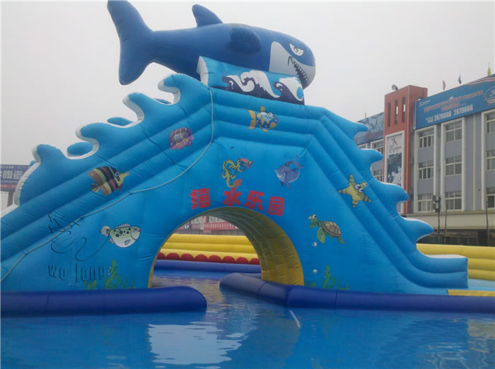 Giant Inflatable Water Slide, Water Slide For Water Park